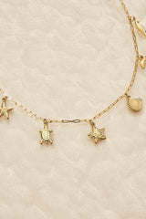 waterproof ocean life charm necklace Versona Jewelry