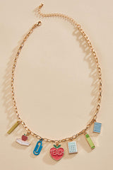 enamel teacher icon charm necklace Versona Jewelry|Accessories
