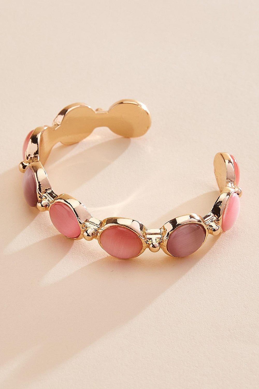 semi- precious multicolor stone cuff bracelet Versona Jewelry