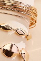 mixed gold bracelet stacking set Versona Jewelry