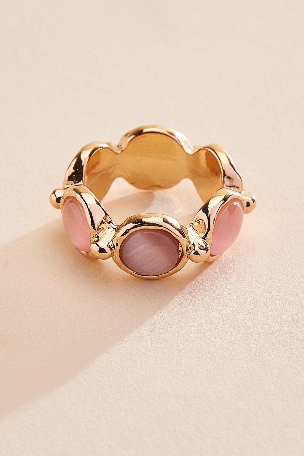 semi- precious multicolor stone ring Versona Jewelry