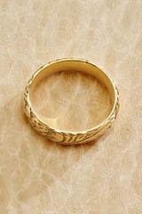 waterproof western engraved ring Versona Jewelry