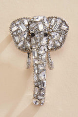 embellished elephant brooch Versona Jewelry
