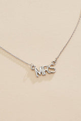 silver mrs necklace Versona Jewelry|Accessories|Sale