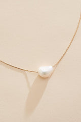 delicate pearl pendant necklace Versona Jewelry