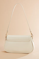 faux leather lace trim bag Versona Accessories