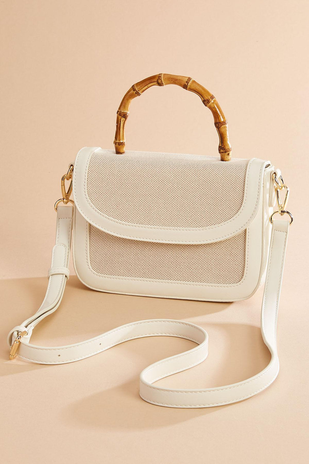 bamboo handle beach crossbody Versona Accessories