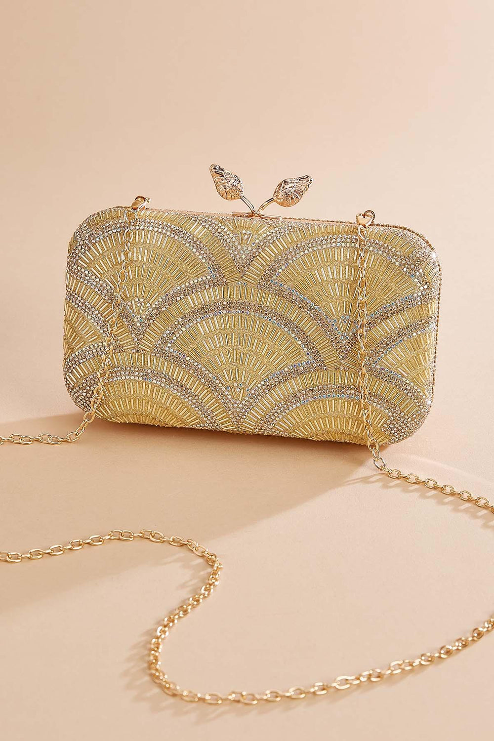art deco embellished clutch Versona Accessories