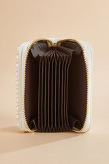 pearl embellished card case Versona Accessories