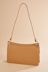 faux leather contrast trim bag Versona Accessories