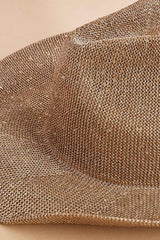 gold sequin cowboy hat Versona Accessories
