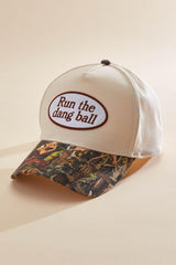 run the dang ball trucker hat Versona Accessories