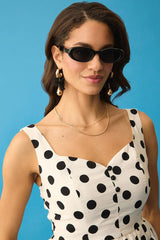 black round frame sunglasses Versona Accessories