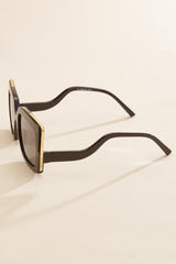 curved arm square frame sunglasses Versona Accessories