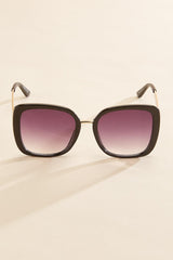 gold arm round frame sunglasses Versona Accessories