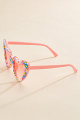 birthday girl heart cat eye sunglasses Versona Accessories