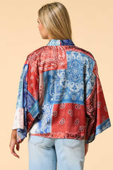 boho babe satin kimono Versona Accessories