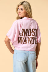 most wanted graphic tie front ruana Versona Accessories
