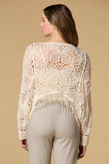butterfly kisses crochet poncho Versona Accessories|Sale