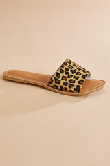 faux leather animal print sandals Versona Shoes