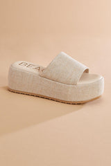 silver glittery platform sandals Versona Shoes|Sale