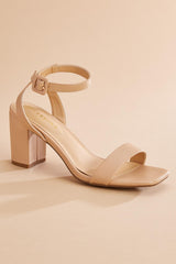 faux leather ankle strap heels Versona Shoes|Sale