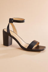 faux leather ankle strap heels Versona Shoes|Sale