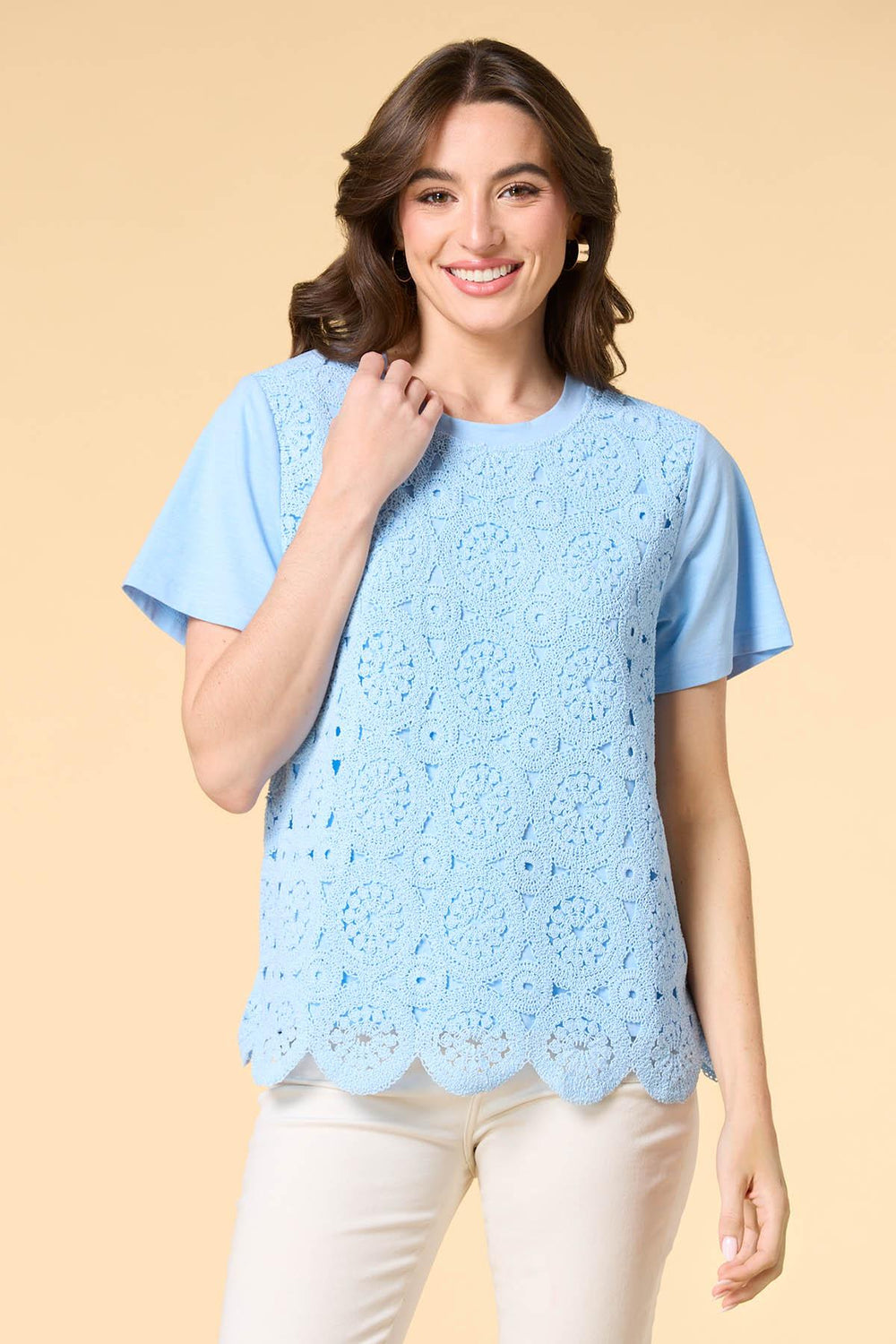 gone swimming crochet top Versona Sale