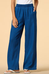 relaxed fit chambray pants Versona Sale