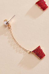 beer pong dangly earrings Versona Sale