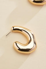 hammered metal hoop earrings Versona Sale