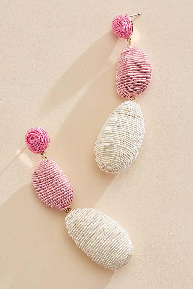 tri color threaded earrings Versona Sale