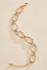 textured gold link bracelet Versona Sale