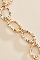 textured gold link bracelet Versona Sale
