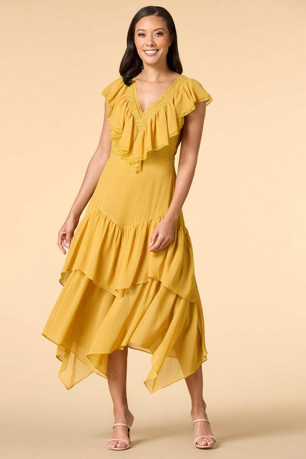 golden girl maxi dress Versona Sale