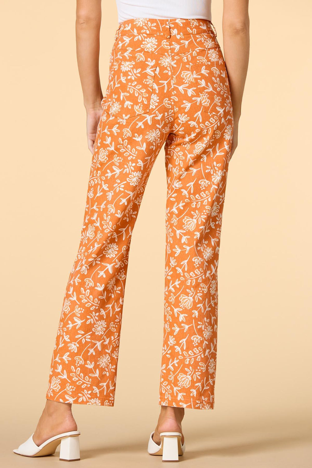 orange blossom pants Versona Sale