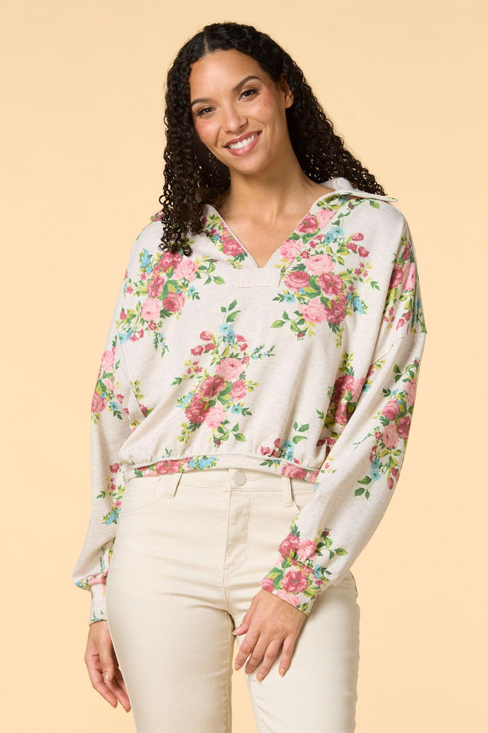 floral party sweatshirt Versona Sale