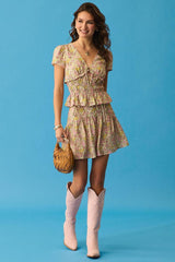bouquet toss mini skirt Versona Sale