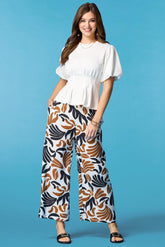 back to earth graphic pants Versona Sale
