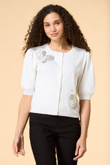 still bejeweled cardigan Versona Sale
