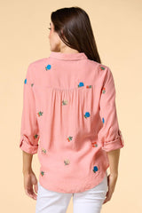 coral blossoms shirt Versona Sale