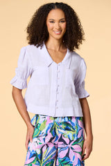 french lavender shirt Versona Sale