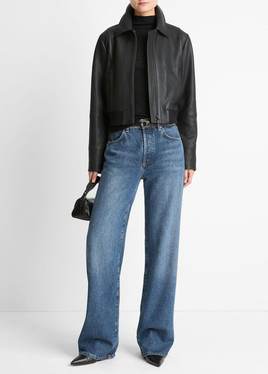 VINCE Citizens of Humanity Annina Straight-Leg Jean in Denim