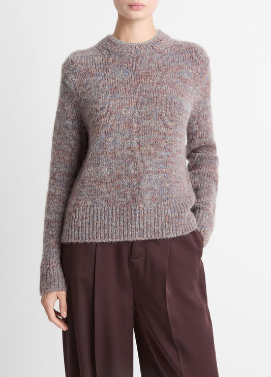 VINCE Marled Crew Neck Sweater in Crew Neck