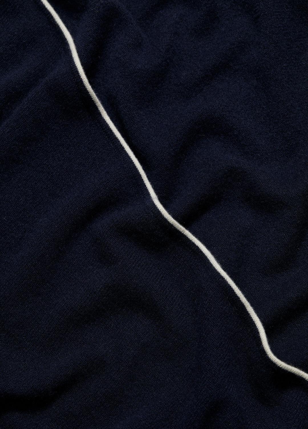 VINCE Tipped Jersey-Knit Cashmere Cape in Sweaters