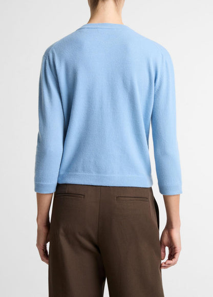 VINCE Wool & Cashmere-Blend Pocket Cardigan in Cardigans