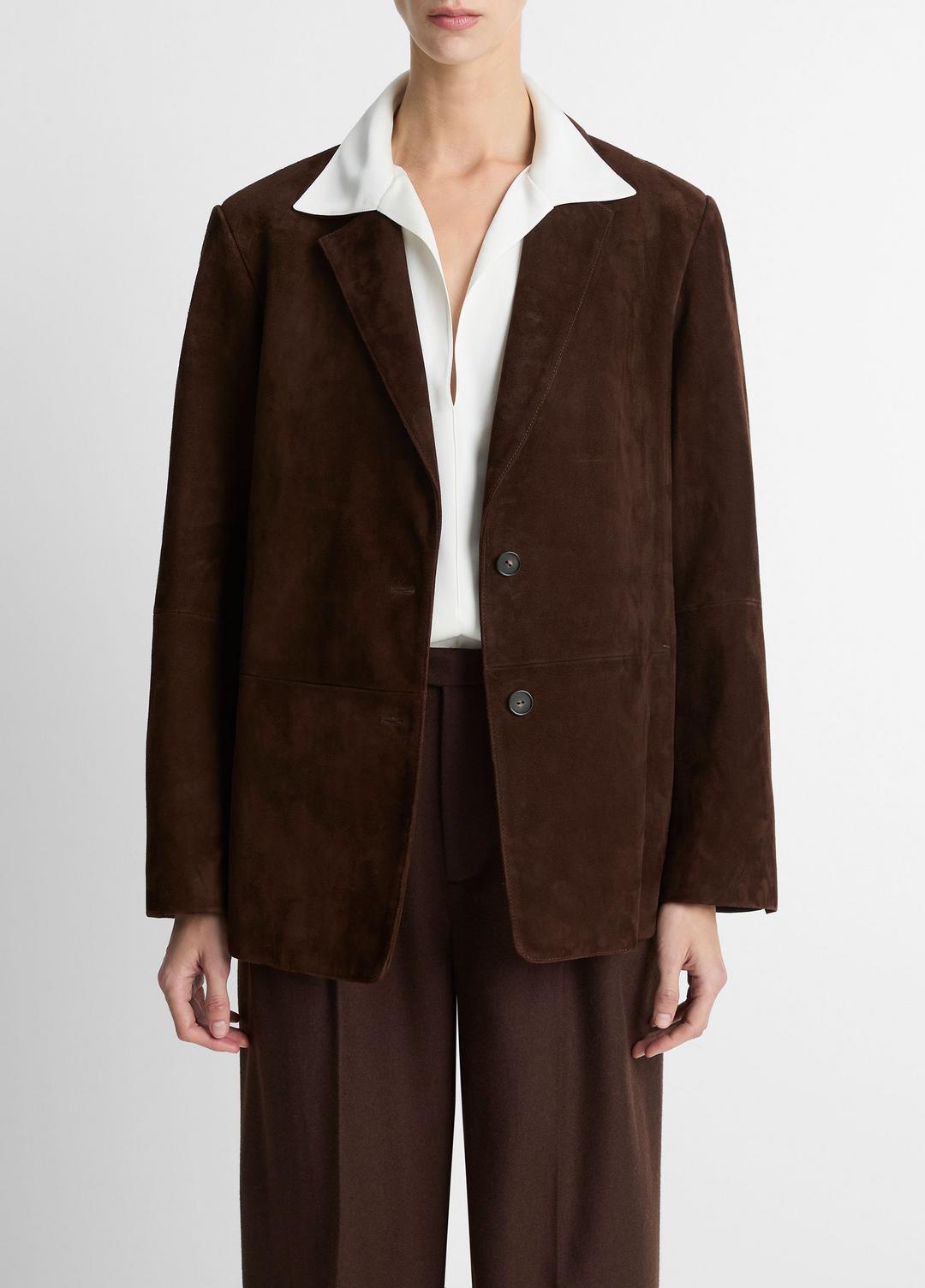 VINCE Suede Blazer in Blazers