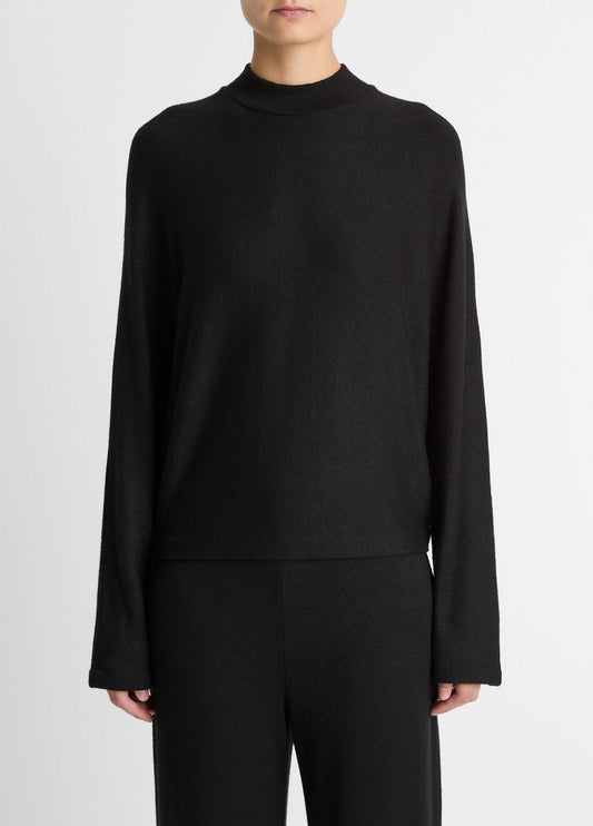 VINCE Cozy Dolman-Sleeve Mock-Neck Top in Long Sleeve