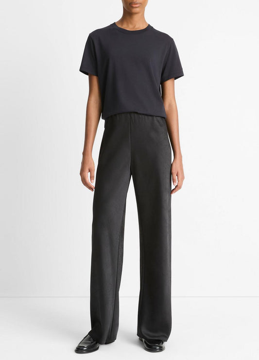 VINCE Pima Cotton Crew Neck T-Shirt in Short Sleeve