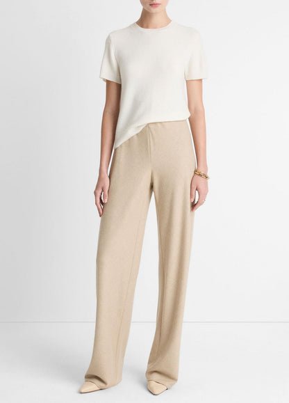 VINCE Italian Wool-Blend High-Waist Bias Pant in Trousers